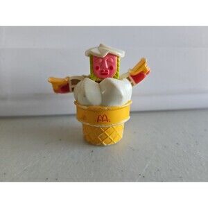 McDonalds Changeables Robot Ice Cream Cone Happy Meal Toys 1988 Vintage 80s VTG